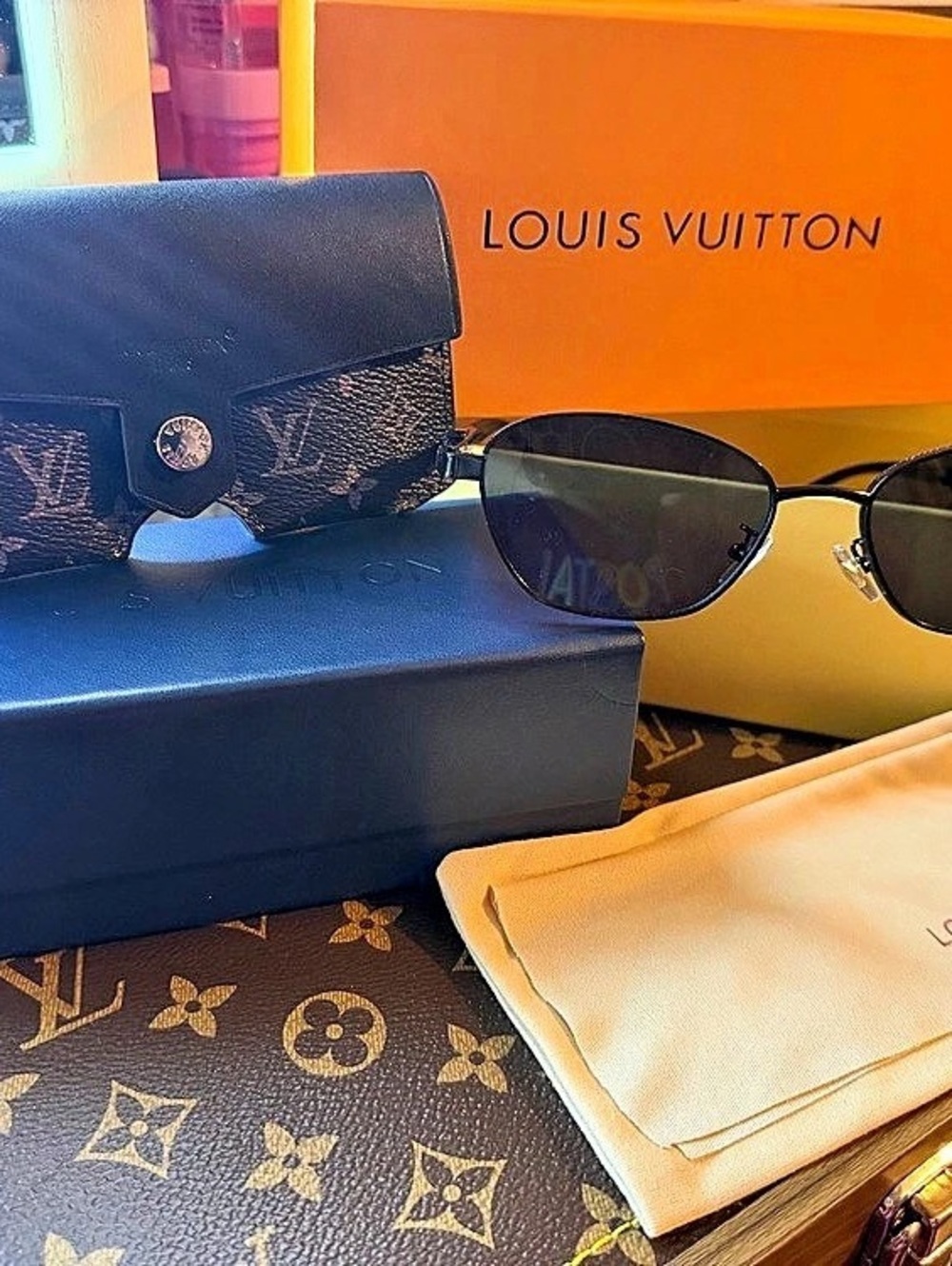 Black Sunglasses with extra case